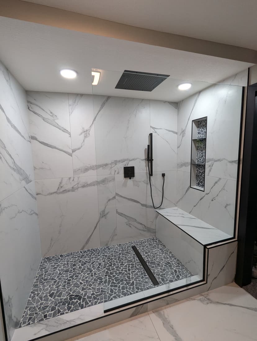 Glass installation showcase
