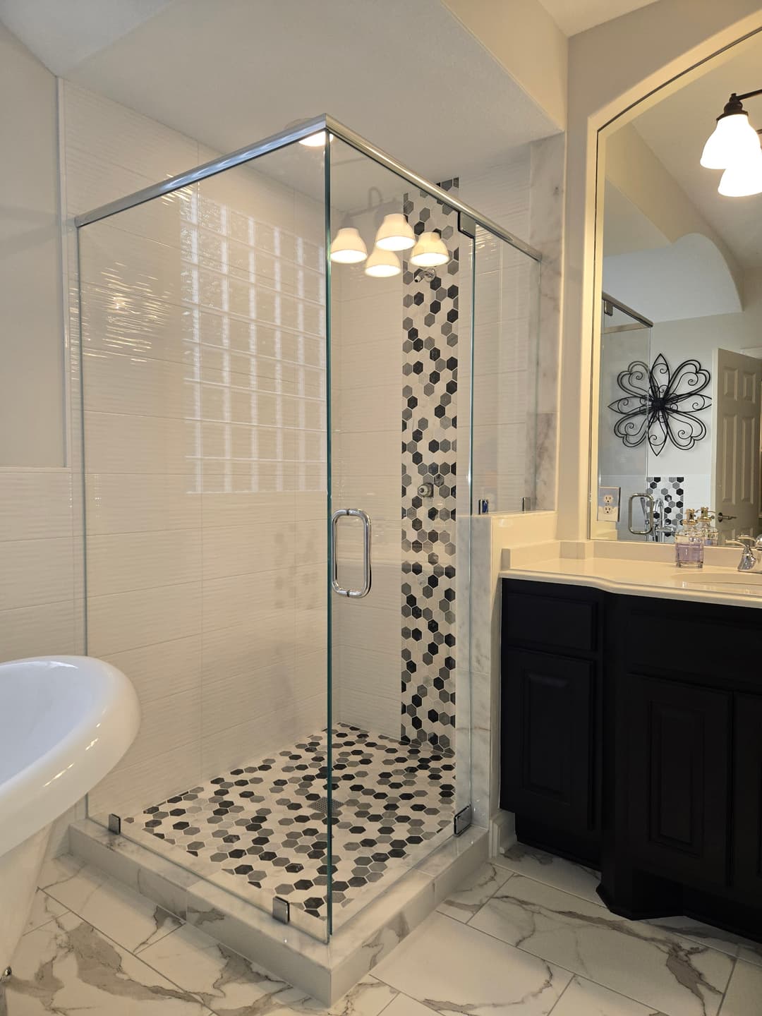 Glass installation showcase