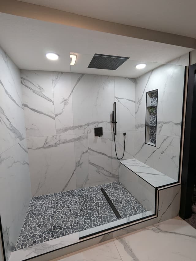 Glass installation showcase
